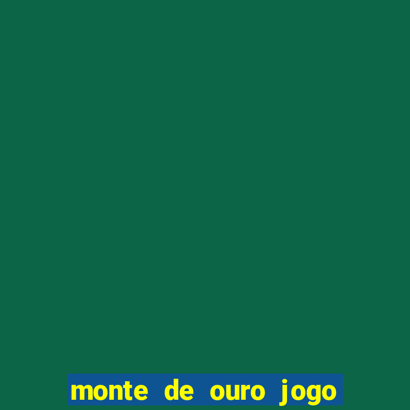 monte de ouro jogo do bicho